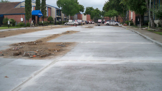 concrete street repair